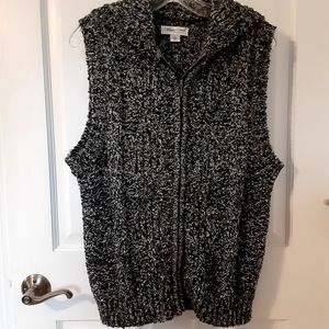 Coldwater Creek hooded sweater vest